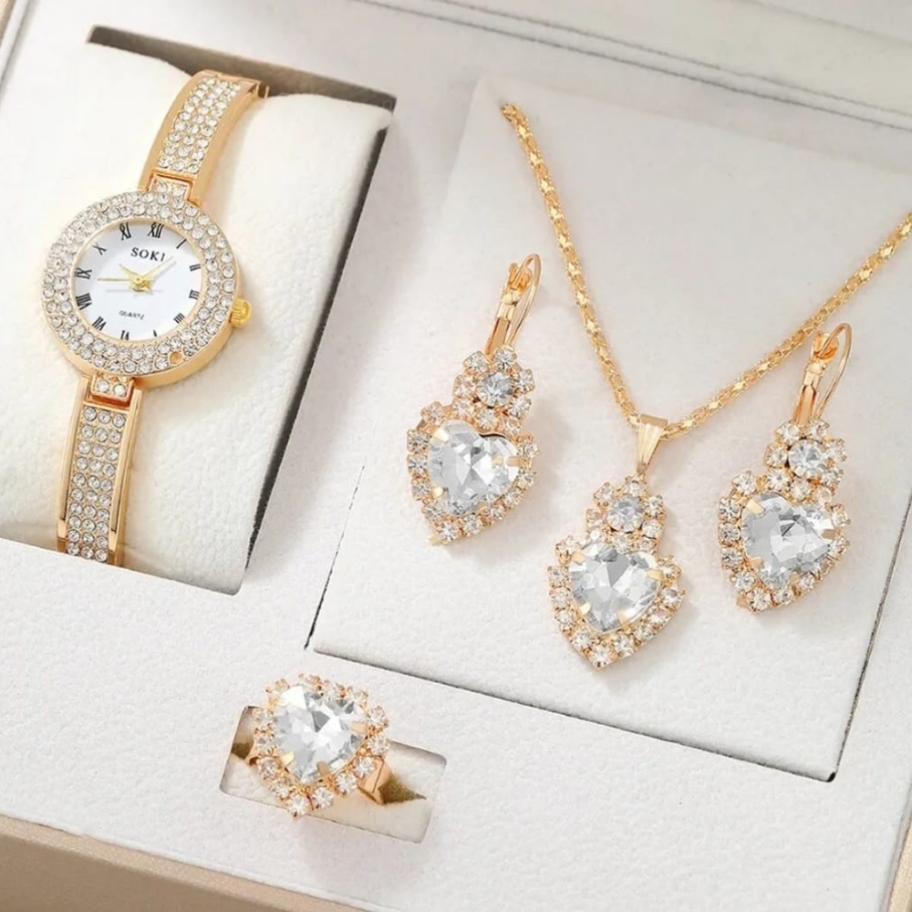 Brand New Dimond Watch with Accessories